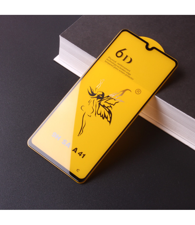 Full Glue Curved Tempered Glass Screen Protector für Samsung A41, Art:000298