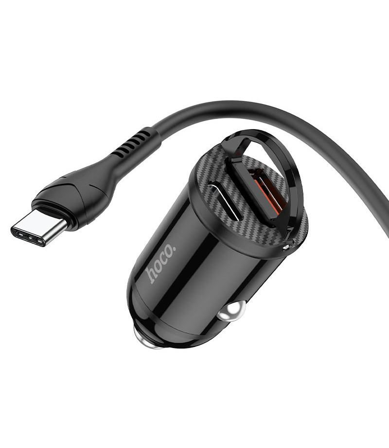 Hoco NZ2 Link PD30W + QC3.0 car charger, Art.:000878