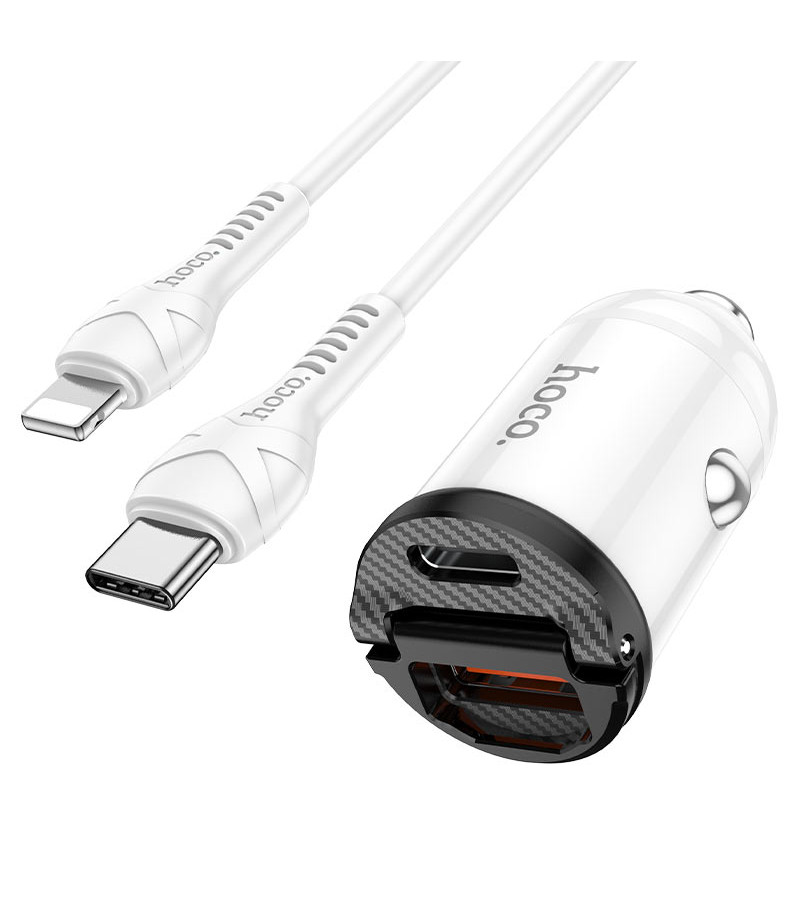 Hoco NZ2 Link PD30W + QC3.0 car charger, Art.:000878
