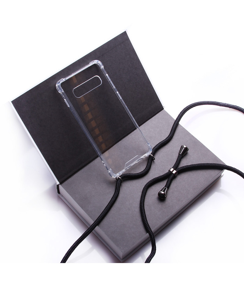 Crossbody-Handykette (with Silver Accessories) für Galaxy S10 Plus, Art:000593