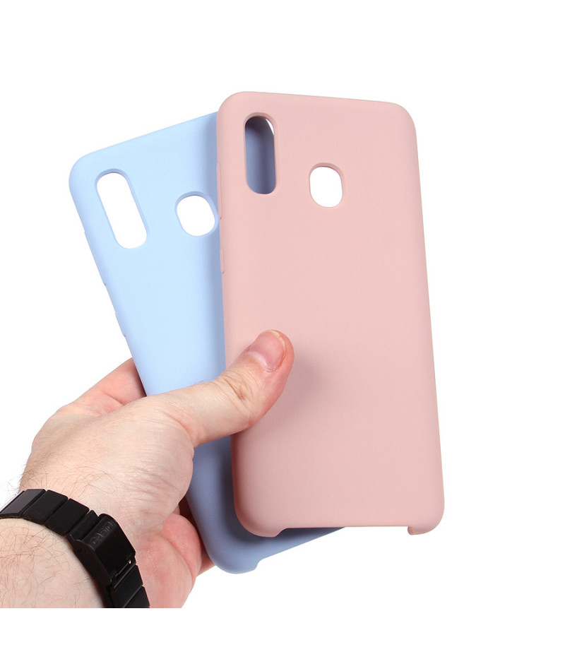 Soft touch Full Silicone Case für Galaxy A20/ A30, Art.:000537