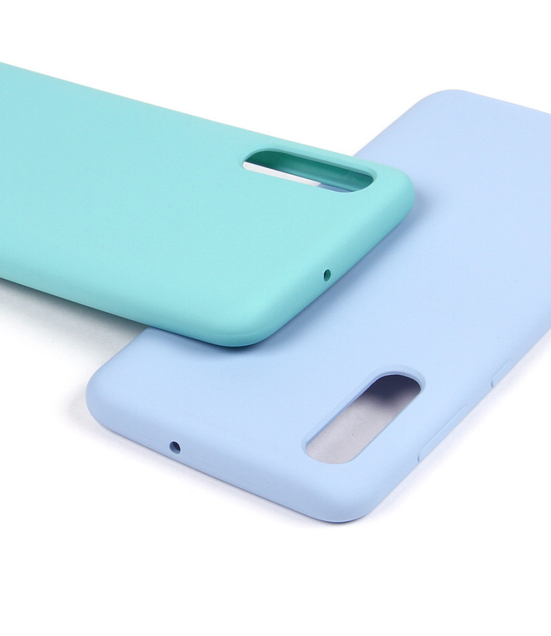 Soft touch Full Silicone Case für Galaxy A50, Art.:000537