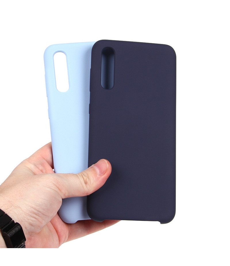 Soft touch Full Silicone Case für Galaxy A50, Art.:000537