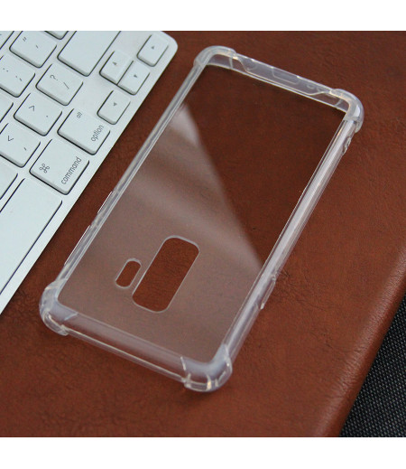 Elfon Drop Case TPU+PC hart kratzfest kristallklar für Samsung Galaxy S9 Plus, Art.:000099