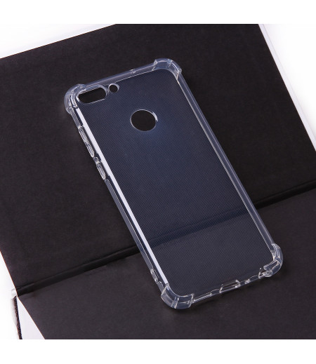 Elfon Drop Case TPU Schutzhülle mit Kantenschutz für Huawei P Smart, Art.:000228