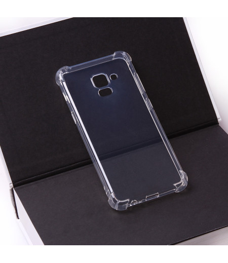 Elfon Drop Case TPU Schutzhülle mit Kantenschutz für Samsung Galaxy A5/A8 (2018), Art.:000228