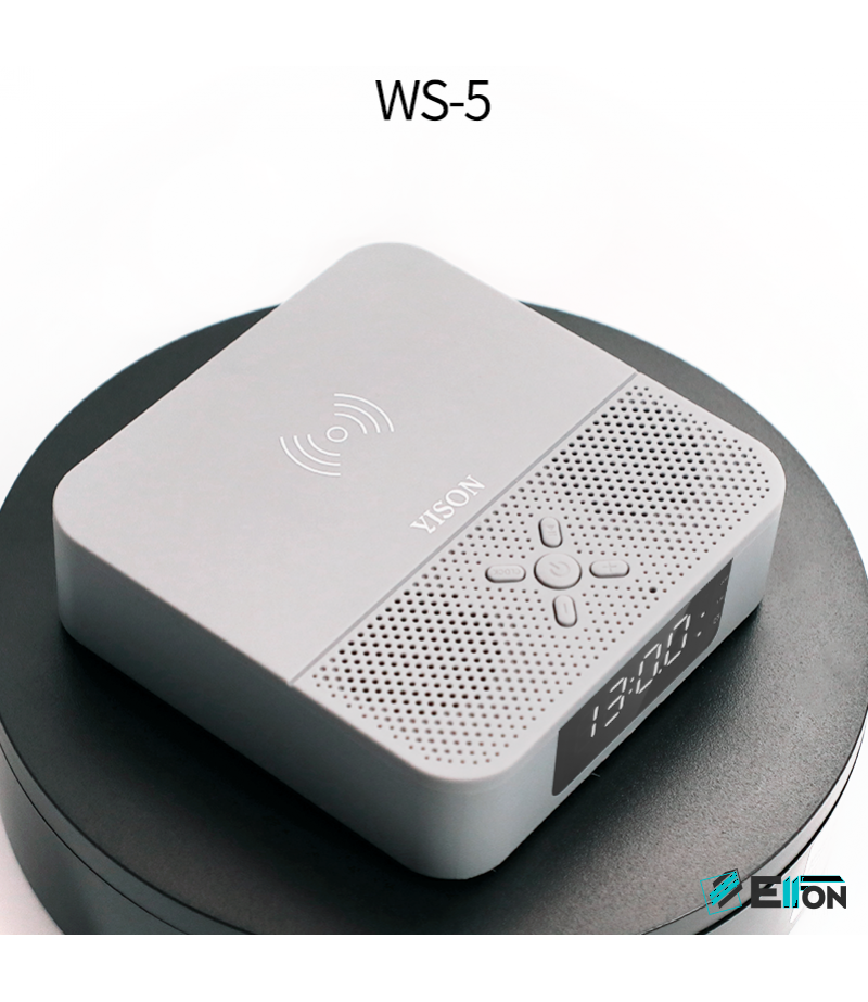 Yison und Celebrat Multifunction Wireless Phone Charger/ Speaker and Alarm Clock (WS-5), Art.:000731