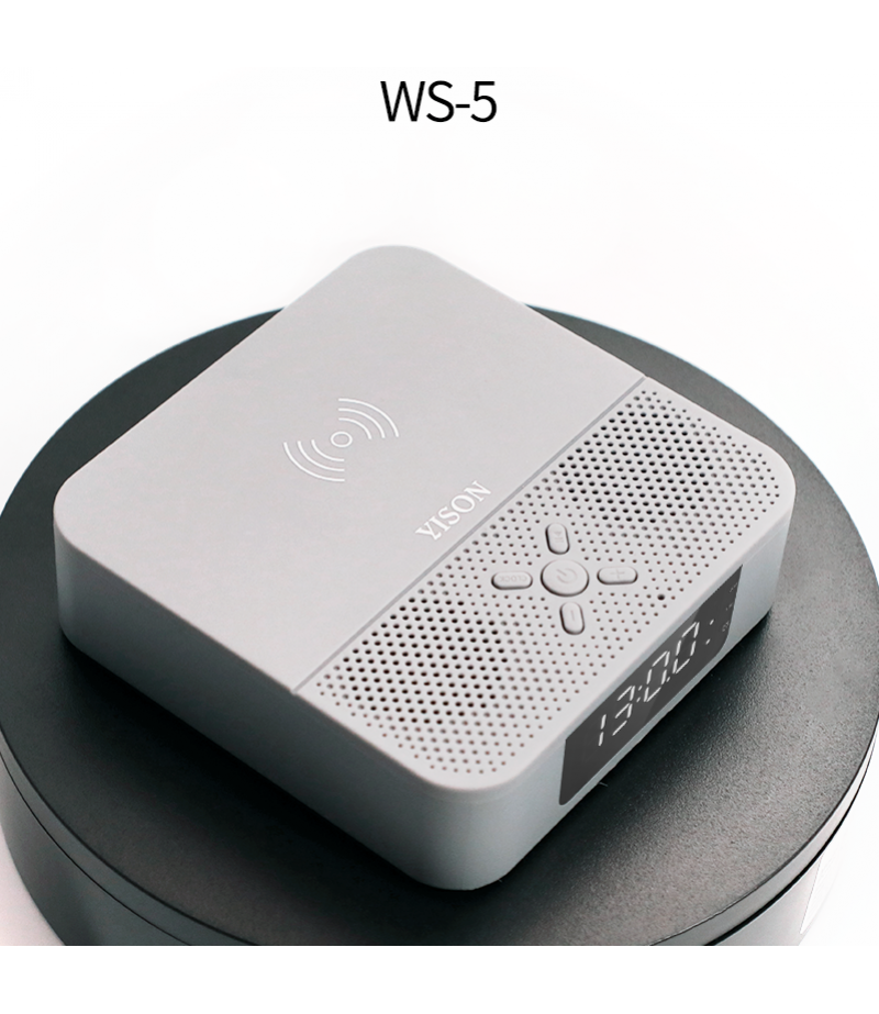 Yison und Celebrat Multifunction Wireless Phone Charger/ Speaker and Alarm Clock (WS-5), Art.:000731