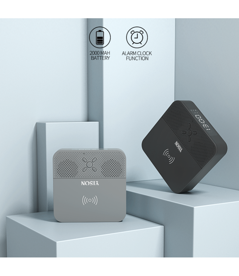 Yison und Celebrat Multifunction Wireless Phone Charger/ Speaker and Alarm Clock (WS-5), Art.:000731