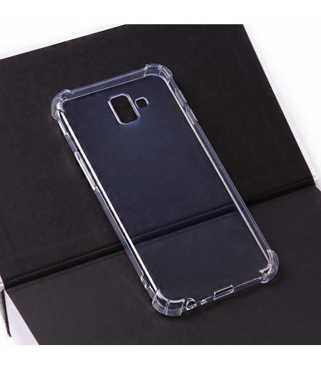 Elfon Drop Case TPU Schutzhülle mit Kantenschutz für Samsung Galaxy J4 Plus (2018), Art.:000228