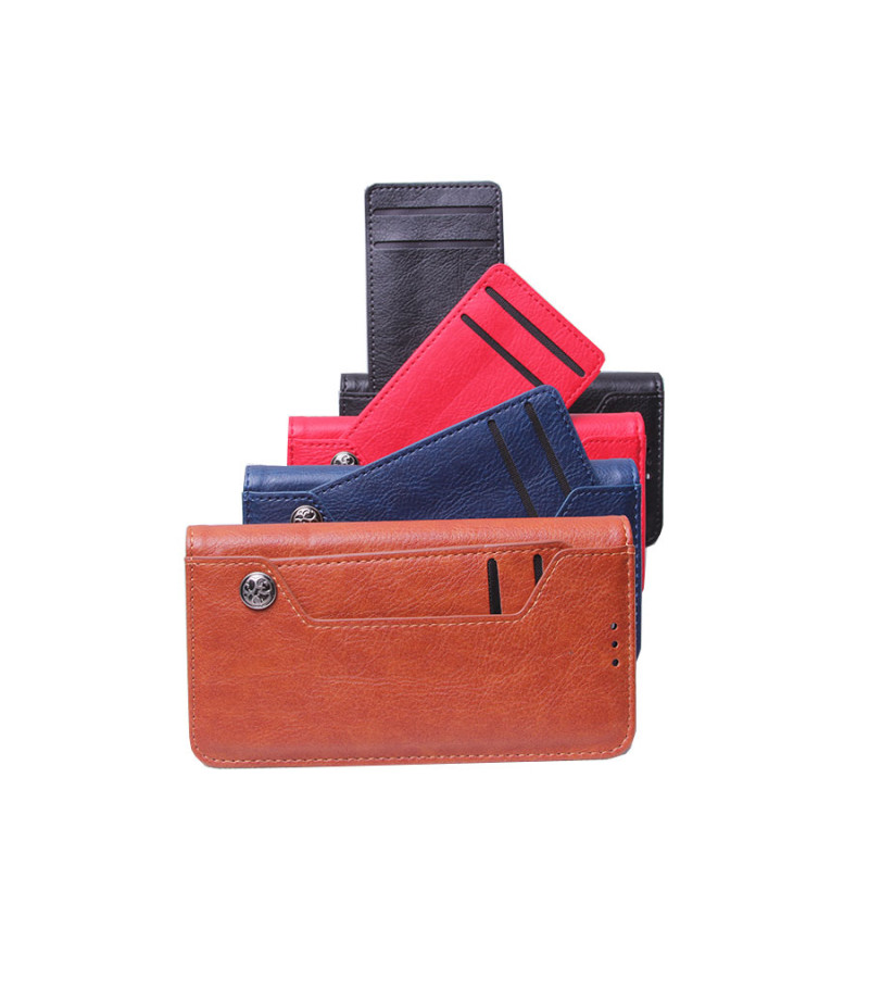 Premium Handytasche mit ausziehbarem Kartenfächer für iPhone X/XS, Art.:000057