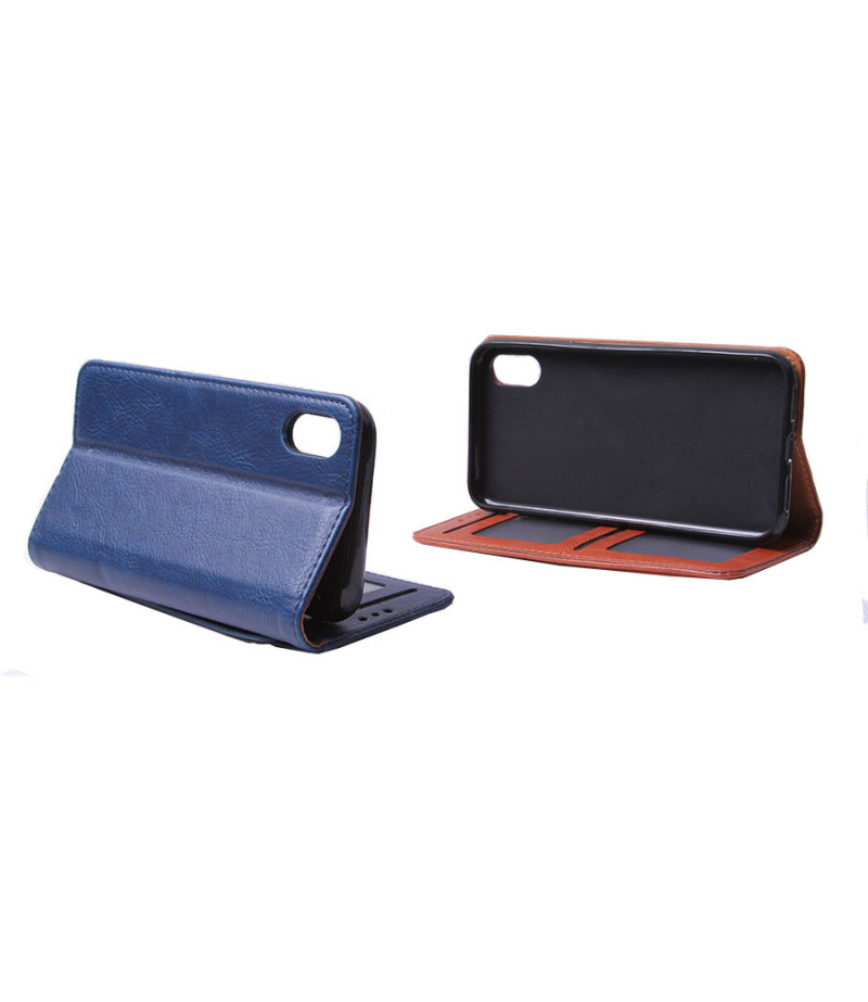 Premium Handytasche mit ausziehbarem Kartenfächer für iPhone X/XS, Art.:000057