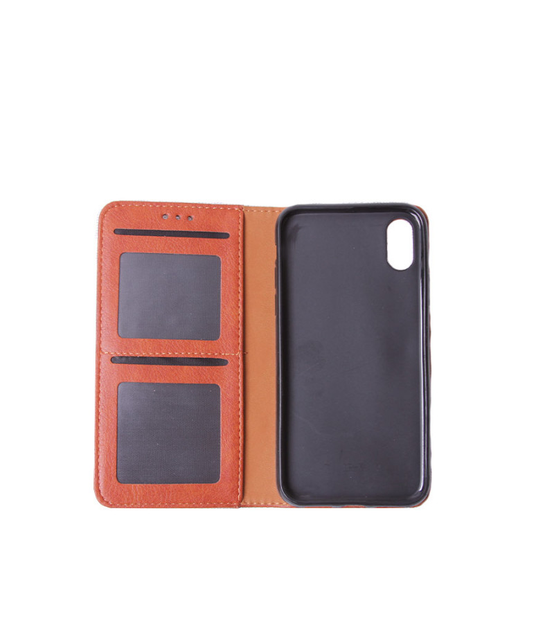 Premium Handytasche mit ausziehbarem Kartenfächer für iPhone X/XS, Art.:000057