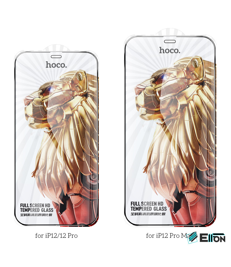 Hoco Full screen HD tempered glass set für iPhone 12/ 12 Pro (G9), Art.:000901