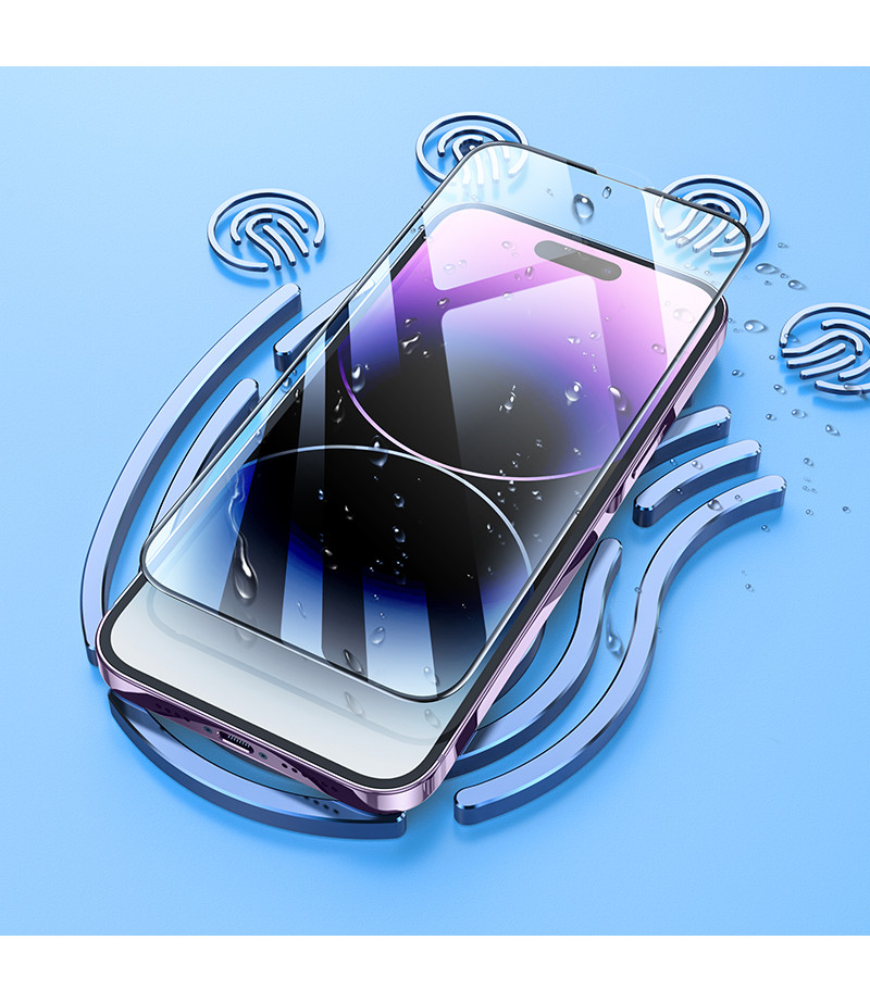 Hoco Full screen HD tempered glass set für iPhone 14 Pro Max (G9), Art.:000901