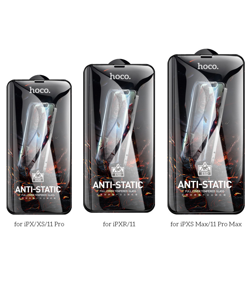 Hoco Full screen HD Anti-static tempered glass für iPhone X/ Xs/ 11 Pro (G10), Art.:000902
