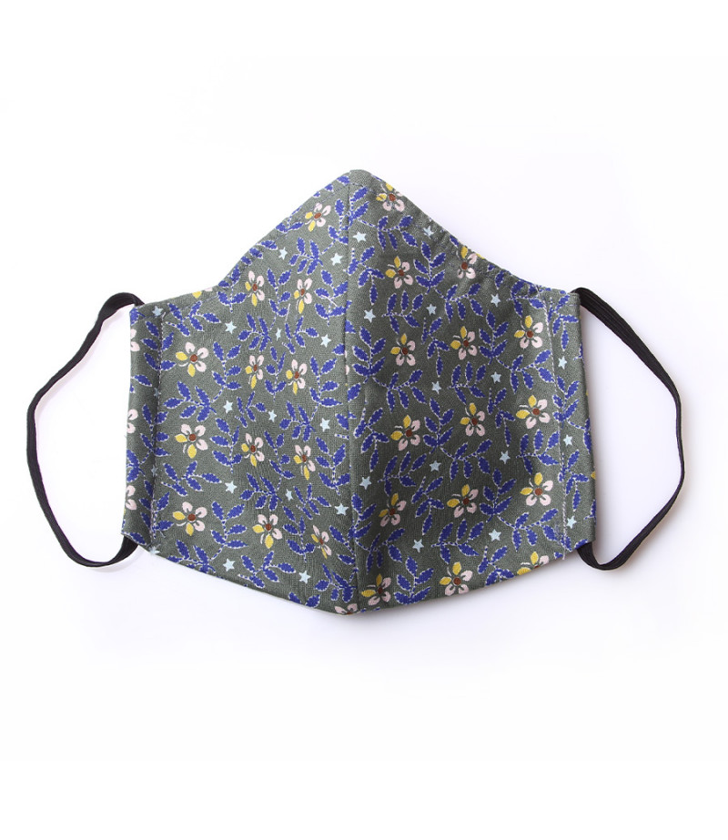 3 Layer Washable Mask with elastic earbands, Art.:000709