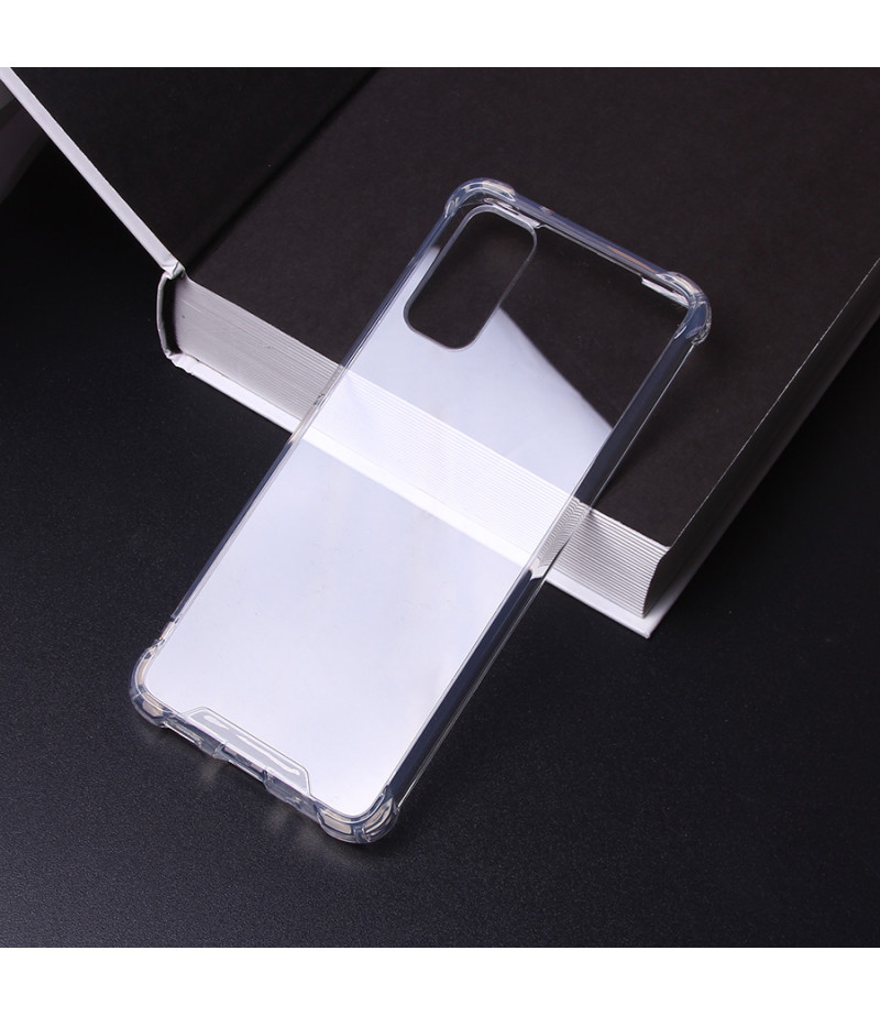 Premium Elfon Drop Case TPU+PC hart kratzfest kristallklar für Samsung S20, Art:000099-1