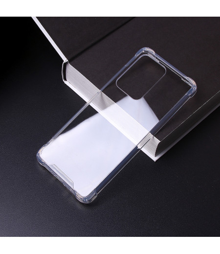 Premium Elfon Drop Case TPU+PC hart kratzfest kristallklar für Samsung S20 Ultra, Art.:000099-1