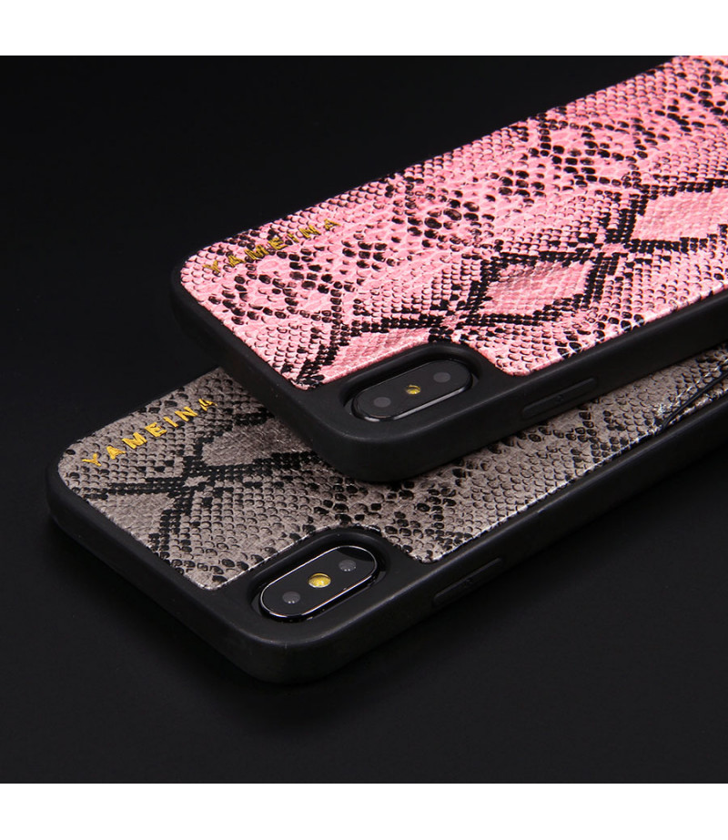Snake Skin Cross-body Chain Case für iPhone X/XS, Art.:000007