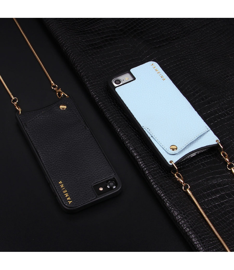 Microfiber Leather Cross-body Chain Case für iPhone 6/7/8, Art.:000008