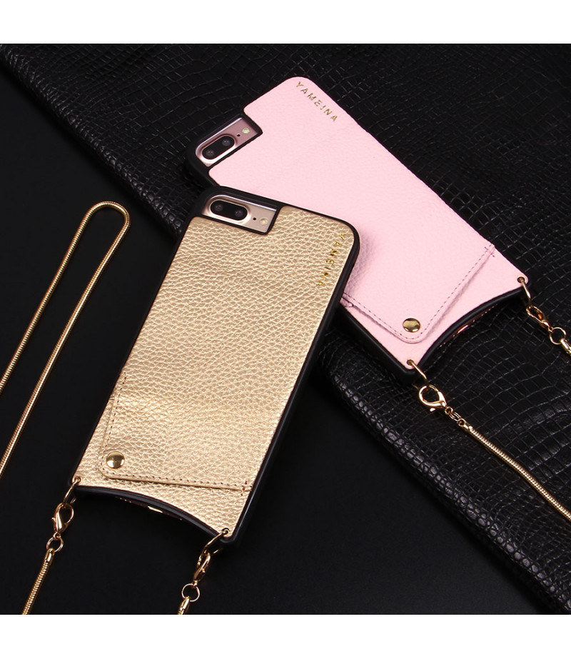 Microfiber Leather Cross-body Chain Case für iPhone 6 Plus/7 Plus/8 Plus, Art.:000008