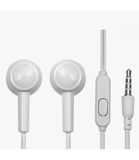 Soultech Komfort Kopfhörer In-Ear Earphone 1m weiß KK030B