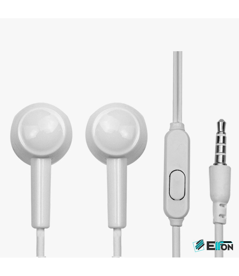 Soultech Komfort Kopfhörer In-Ear Earphone 1m weiß KK030B