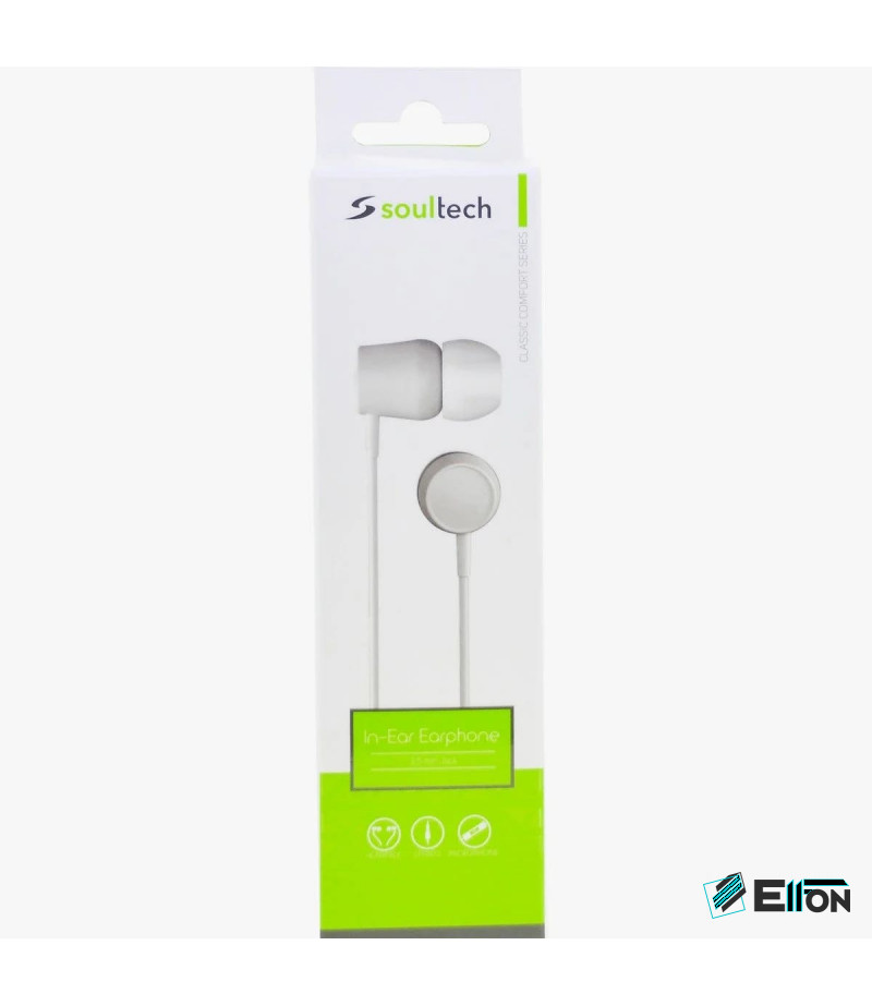 Soultech Komfort Kopfhörer In-Ear Earphone 1m weiß KK030B