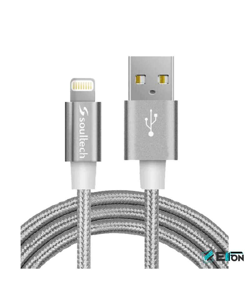 Soultech Metallseil Daten- Und Lade-USB-kabel für iPhone 1m DK035G