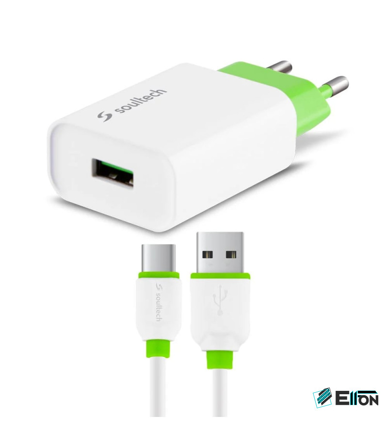 Soultech Usb-aufladegerät und Ladekabel Usb-A Zu Typ-C SC213B