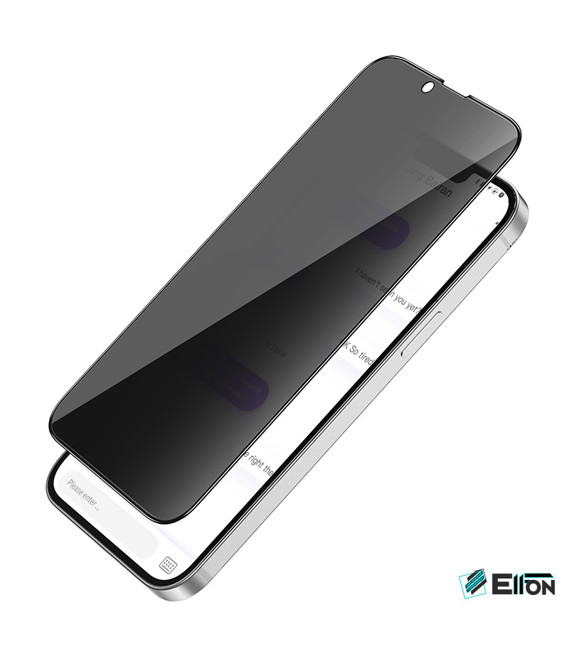 Hoco Full screen HD Privacy tempered glass set für iPhone 15 / iPhone 16 (G11), Art.:000903