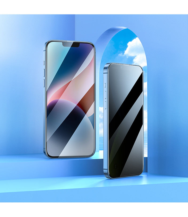 Hoco Full screen HD Privacy tempered glass set für iPhone 15 / 16 (G11), Art.:000903