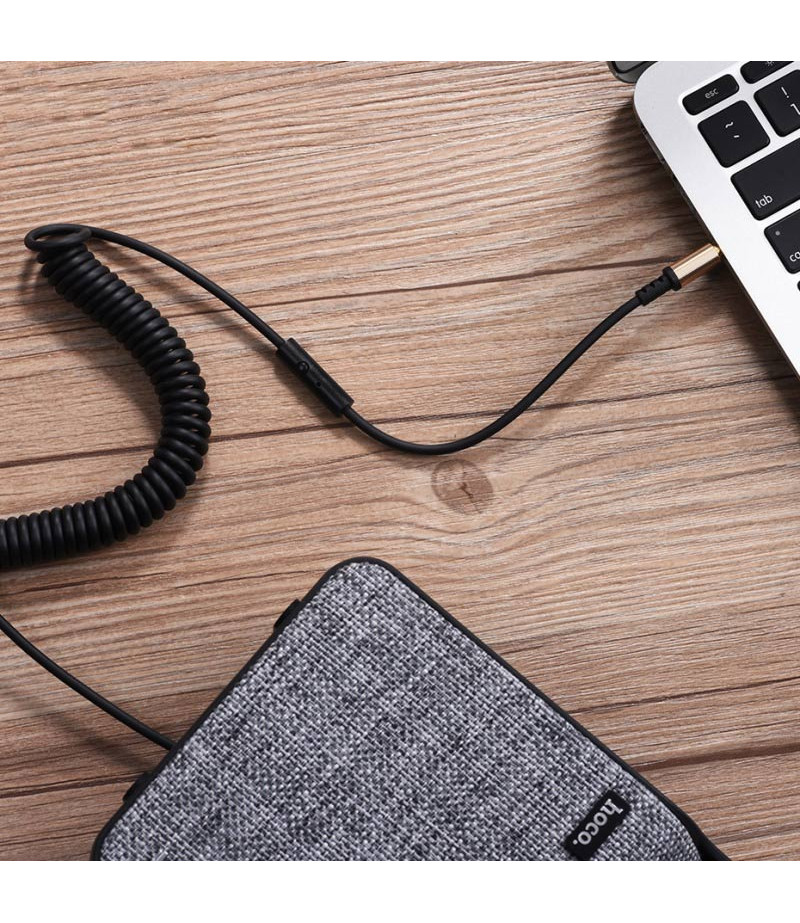 Hoco UPA02 AUX Spring Audio cable (with Mic) (2m), Art.:000790