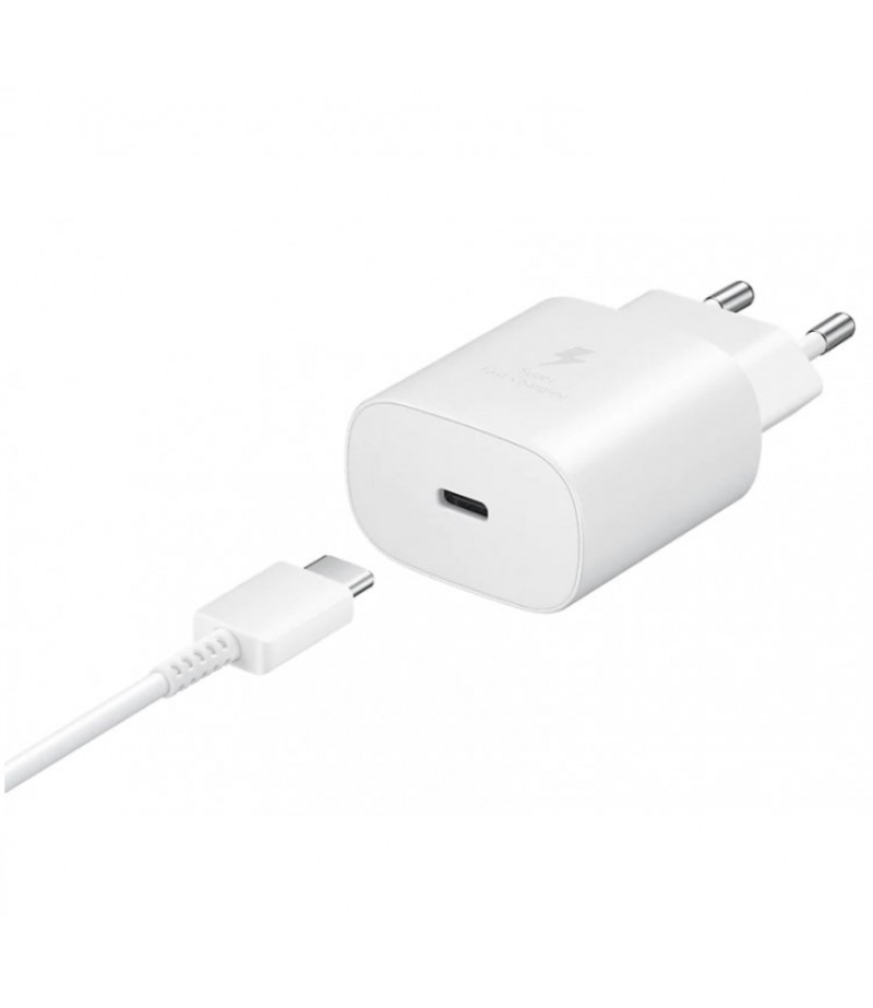 Samsung PD 25W Fast Wall Charger EU Plug EP-TA800XWEGWW White (EU Blister)