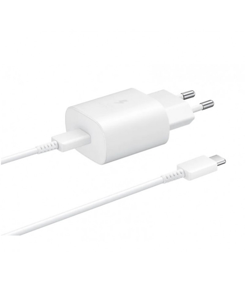Samsung PD 25W Fast Wall Charger EU Plug EP-TA800XWEGWW White (EU Blister)
