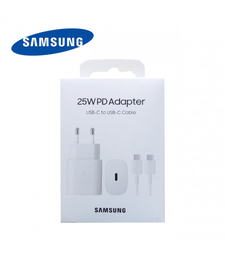 Samsung PD 25W Fast Wall Charger EU Plug EP-TA800XWEGWW White (EU Blister)