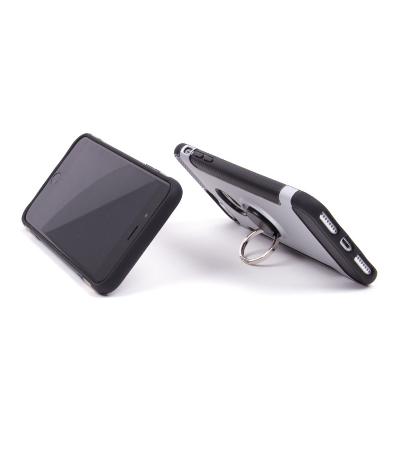 Carbon Design Case mit Magnet und Stand für iPhone 7/8 Plus, Art.:000049