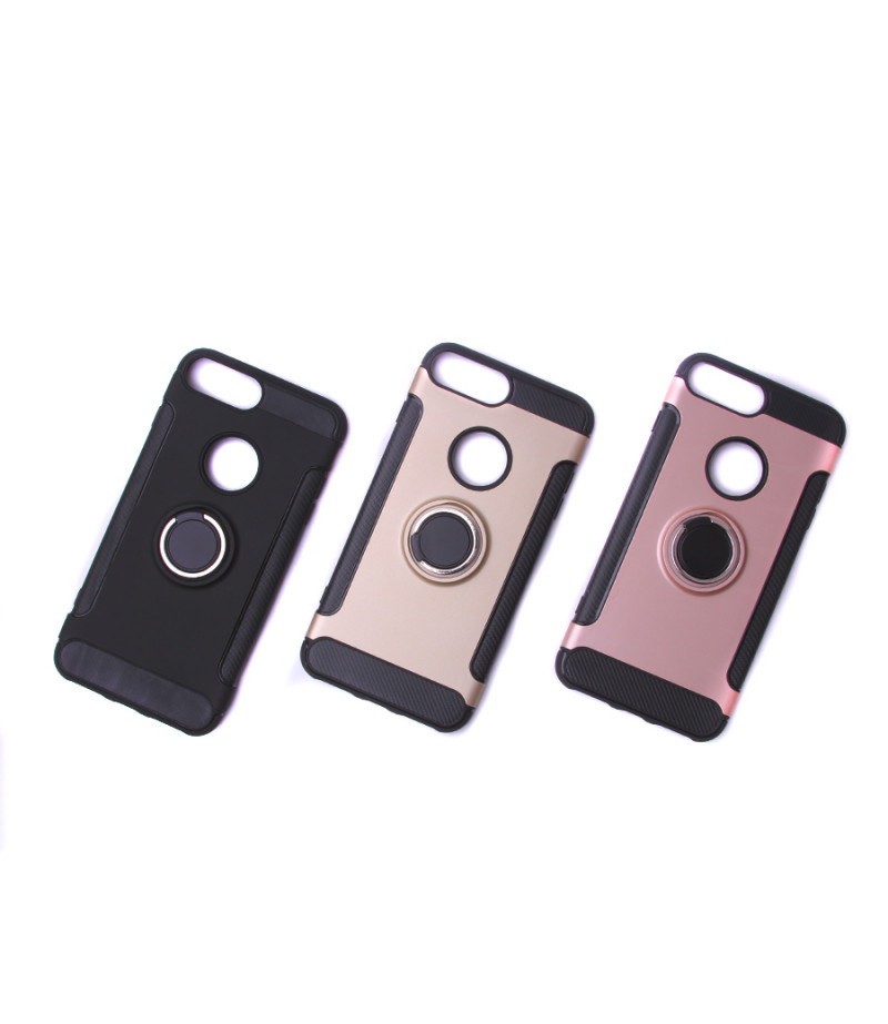 Carbon Design Case mit Magnet und Stand für iPhone 7/8 Plus, Art.:000049