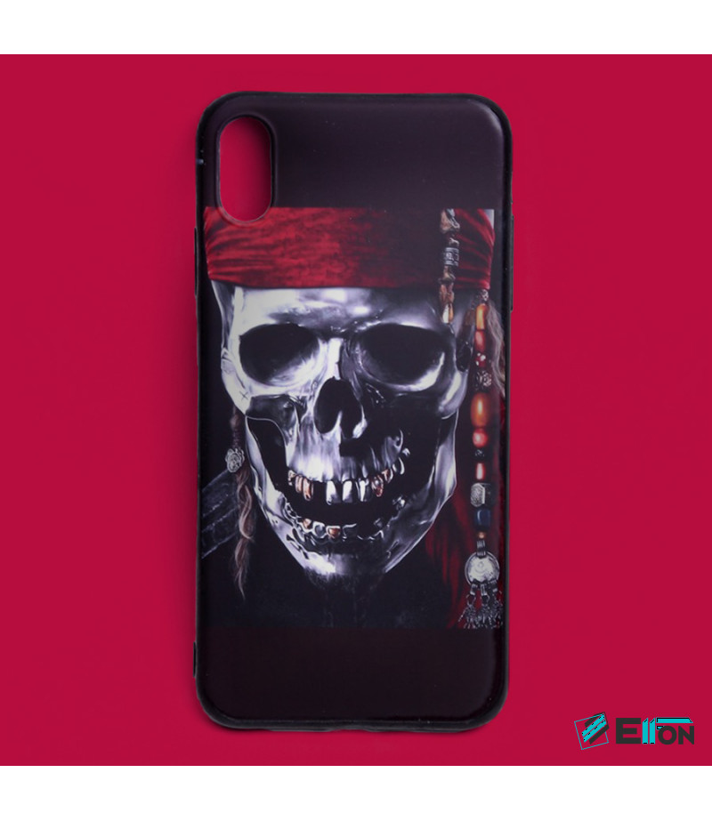 Matt Pirate Skull Print Case für iPhone 7/8 Plus, Art.:000447