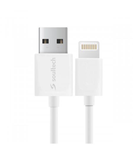 Soultech 2A Iphone Lightning Data & Charging Cable DK051B White