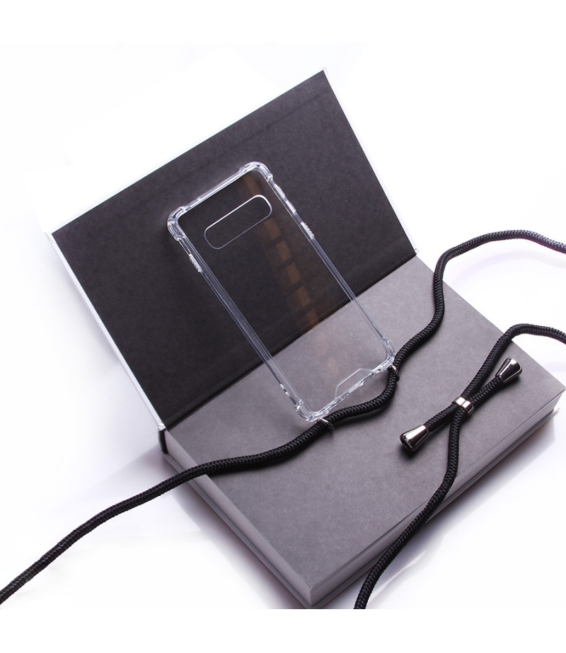 Crossbody-Handykette (with Silver Accessories) für Galaxy S10, Art:000593