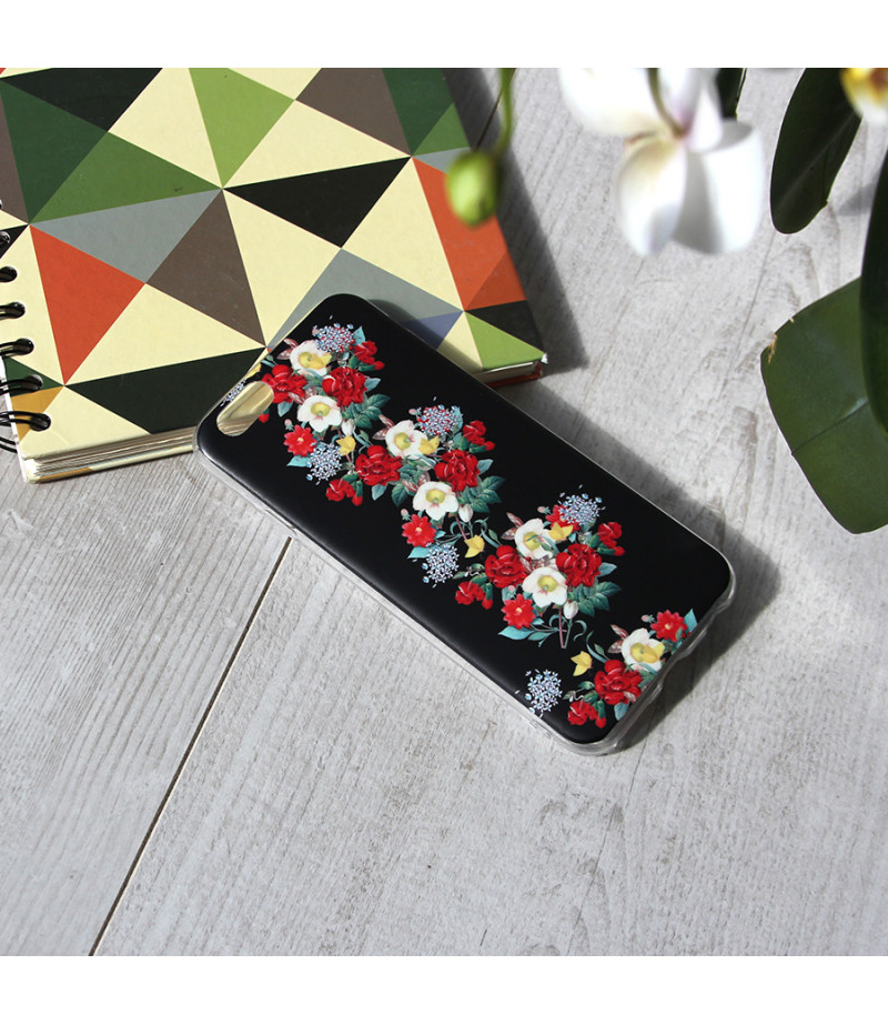 Dark Floral Pattern Case für iPhone 6/6s, Art.:000379