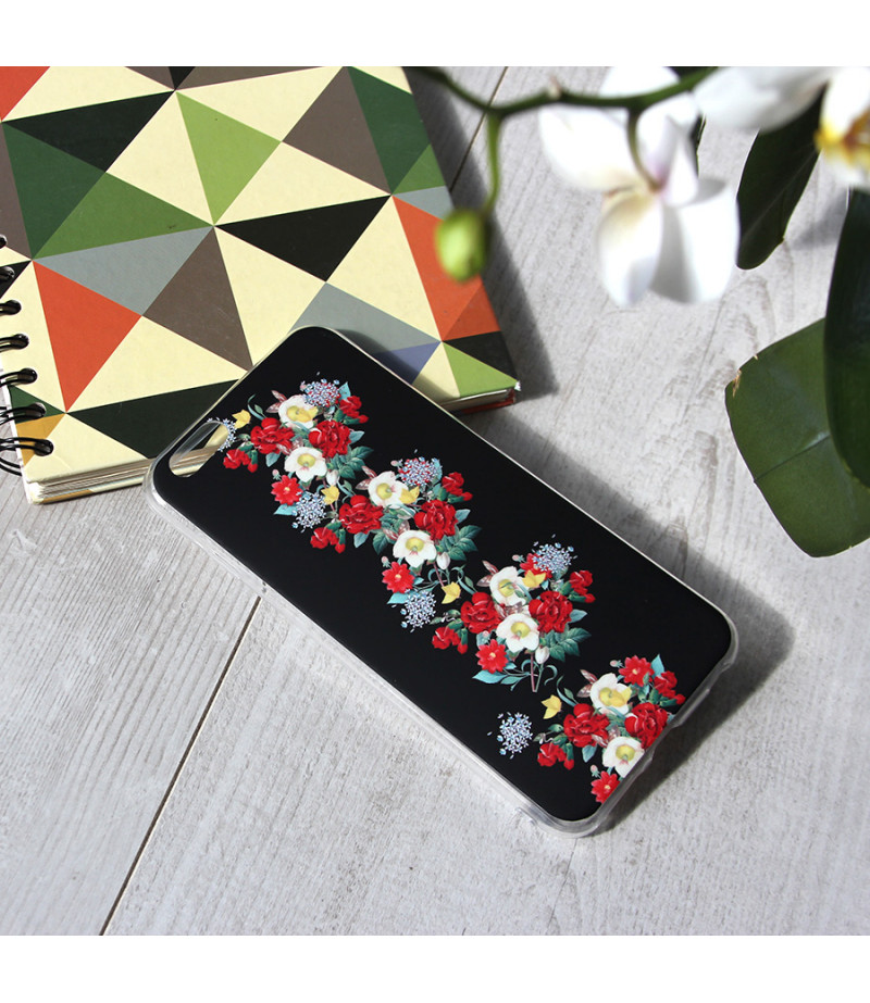 Dark Floral Pattern Case für iPhone 6/6s Plus, Art.:000379