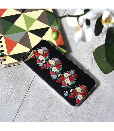 Dark Floral Pattern Case für iPhone 7/8 Plus, Art.:000379