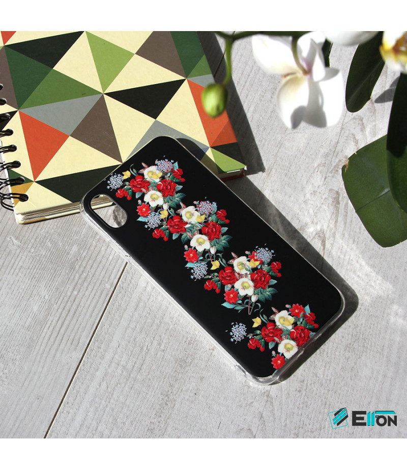 Dark Floral Pattern Case für iPhone X/XS, Art.:000379