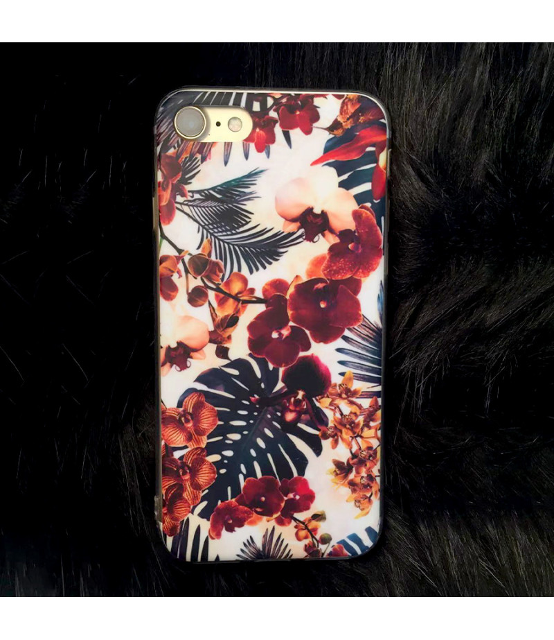 Tropical Orchid White Background Case für iPhone XS Max (6.5), Art.:000380