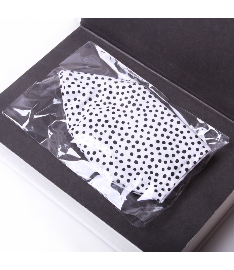 3 Layer Washable Mask with elastic earbands and extra filter pocket (SMALL), Art.:000710-1