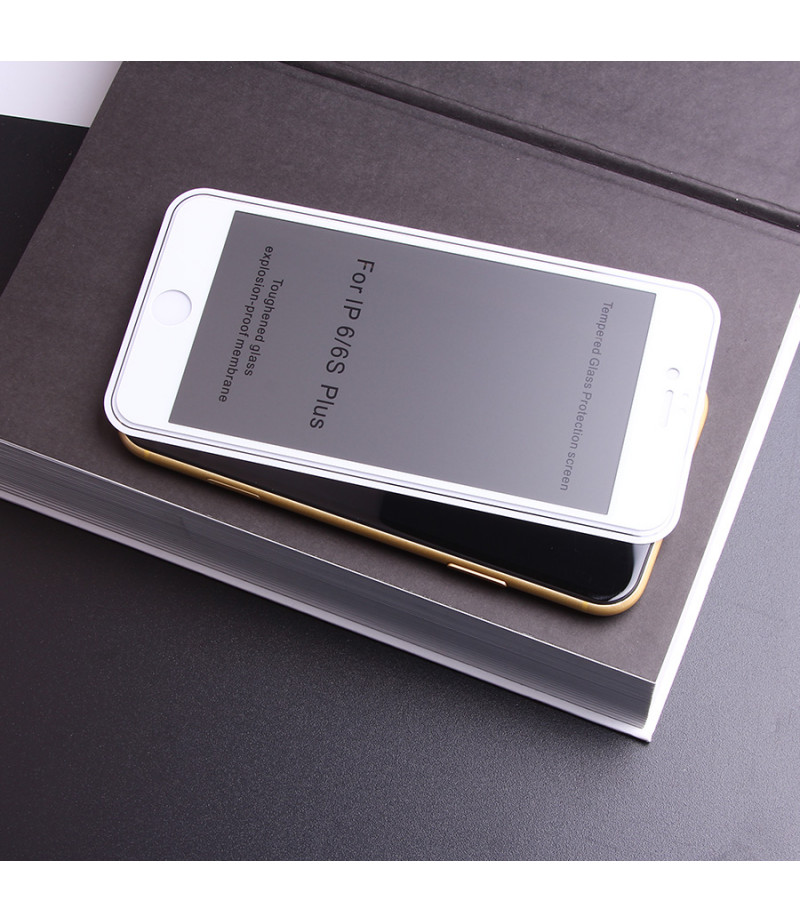 MATTE+ 360 grad Privacy Screen protector with 2 strong Silk Screens für iPhone 6 Plus, Art:000591