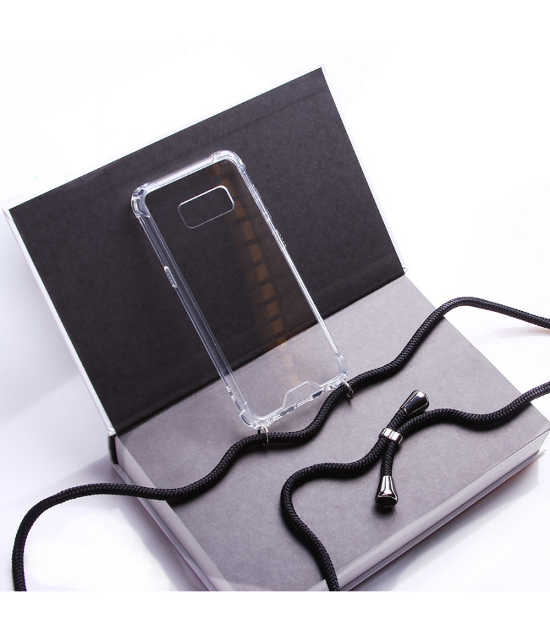 Crossbody-Handykette (with Silver Accessories) für Galaxy S8 Plus, Art:000593